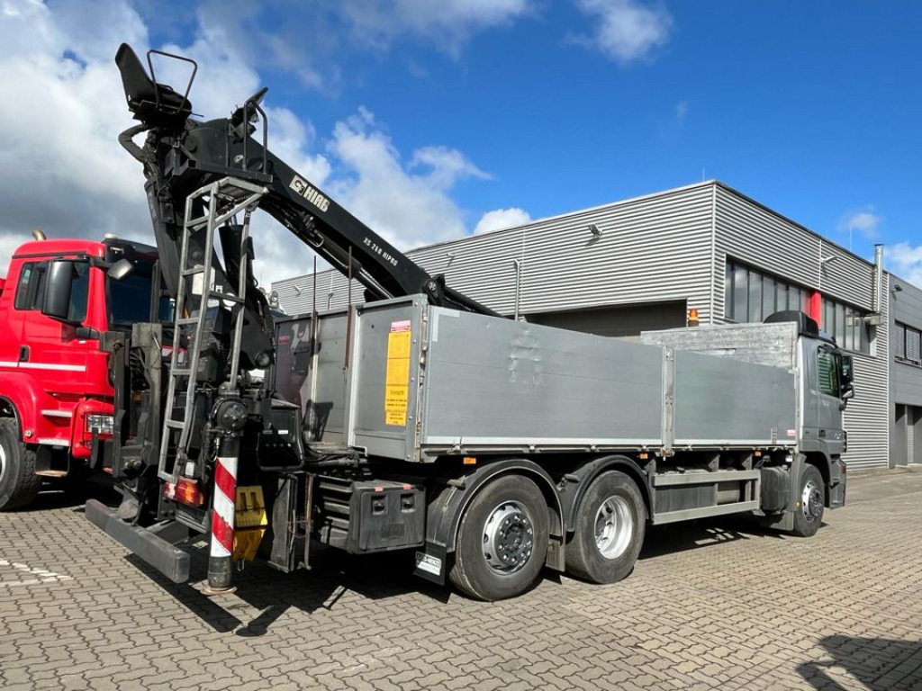 Tovornjak s kesonom, Tovornjak z dvigalom MERCEDES-BENZ Actros 2546 L 6x2  Pritsche Heckkran Hiab 288 6xhyd: slika 12