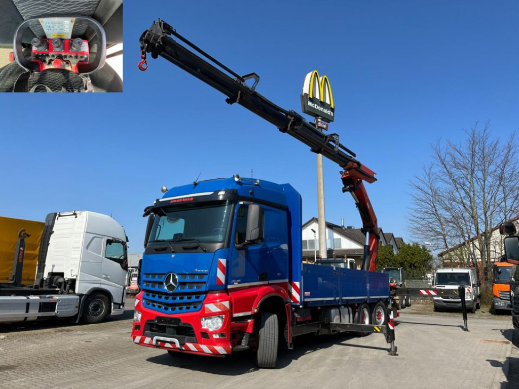 MERCEDES-BENZ Arocs 2545 6x4 HAD Pritsche Heckkran PK 41002 - Tovornjak s kesonom, Tovornjak z dvigalom: slika 1 MERCEDES-BENZ Arocs 2545 6x4 HAD Pritsche Heckkran PK 41002 - Tovornjak s kesonom, Tovornjak z dvigalom: slika 1