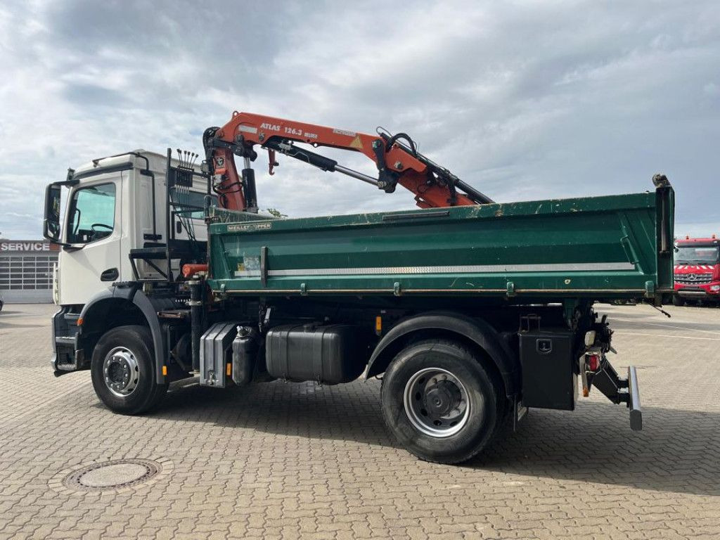 Mercedes-Benz Arocs 1835 K 2-Achs Kipper Kran Atlas 126.3 - Tovornjak prekucnik, Tovornjak z dvigalom: slika 3 Mercedes-Benz Arocs 1835 K 2-Achs Kipper Kran Atlas 126.3 - Tovornjak prekucnik, Tovornjak z dvigalom: slika 3
