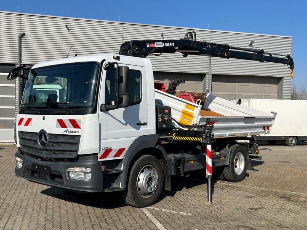 Mercedes-Benz Atego 1224 K 2-Achs Kipper Kran Hiab +Greiferst. - Tovornjak prekucnik, Tovornjak z dvigalom: slika 1 Mercedes-Benz Atego 1224 K 2-Achs Kipper Kran Hiab +Greiferst. - Tovornjak prekucnik, Tovornjak z dvigalom: slika 1