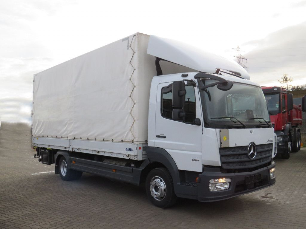 Mercedes-Benz Atego 818 L Pritsche LBW LBW 1 to AHK+Luftans - Dostavno vozilo s ponjavo: slika 2 Mercedes-Benz Atego 818 L Pritsche LBW LBW 1 to AHK+Luftans - Dostavno vozilo s ponjavo: slika 2