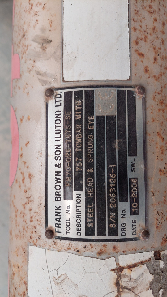 Towbar B757 Frank Brown - Letališka oprema: slika 2 Towbar B757 Frank Brown - Letališka oprema: slika 2