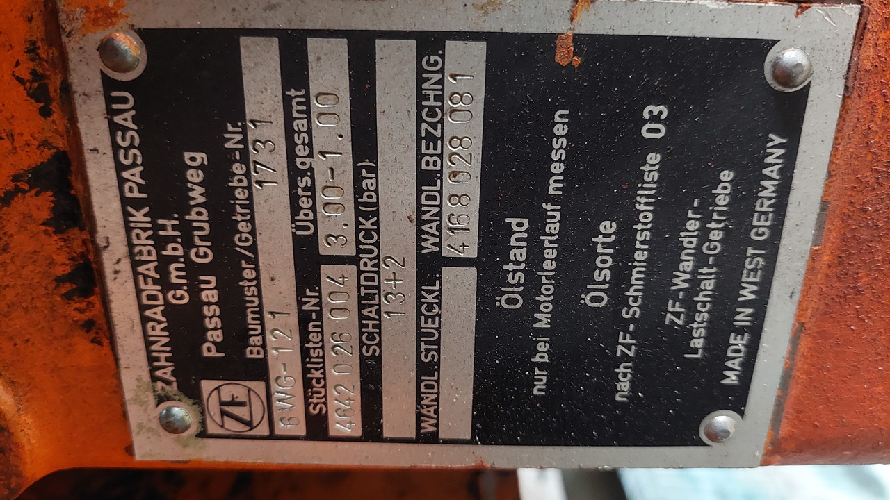 Schopf F106 spare parts - Rezervni deli za Letališka oprema: slika 3 Schopf F106 spare parts - Rezervni deli za Letališka oprema: slika 3