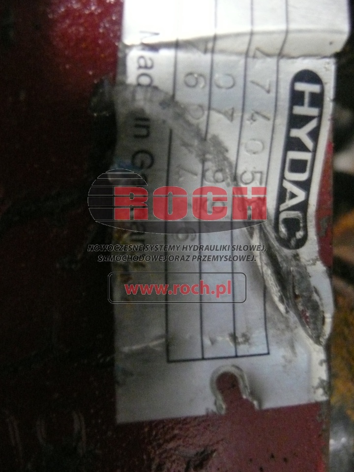 HYDAC 474058 7621476 + HYDROAKUMULATORY 0,75L - Hidravlični ventil: slika 1 HYDAC 474058 7621476 + HYDROAKUMULATORY 0,75L - Hidravlični ventil: slika 1