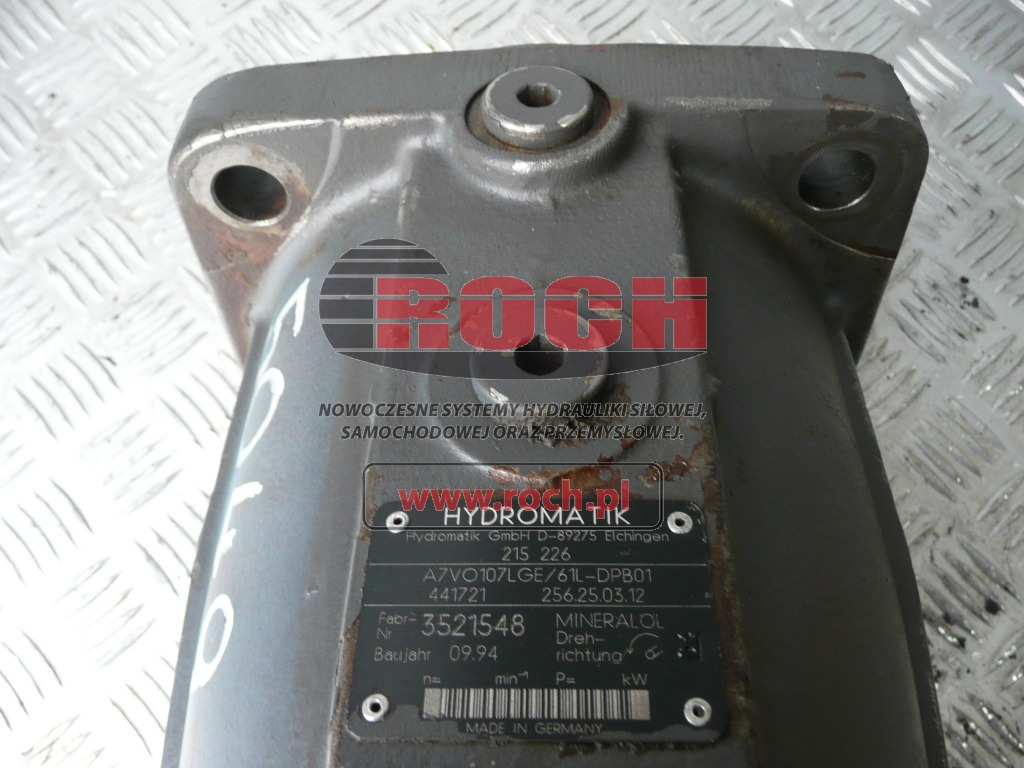 HYDROMATIK 215226 A7VO107LGE/61L-DPB01 441721 256.25.03.12 - Hidravlična črpalka: slika 1 HYDROMATIK 215226 A7VO107LGE/61L-DPB01 441721 256.25.03.12 - Hidravlična črpalka: slika 1