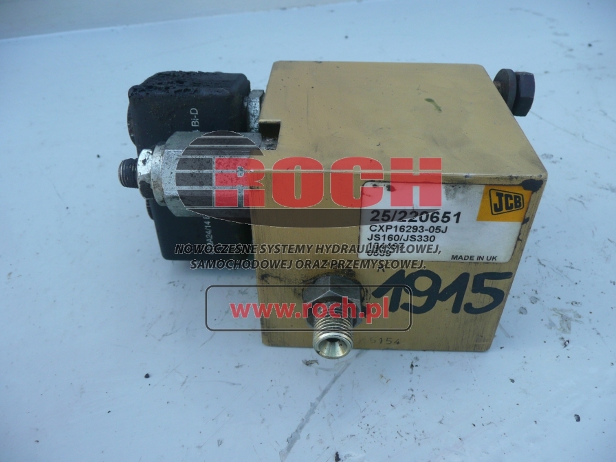 JCB CXP16293-05J JS160/JS330 134497 0539 25/220651 - 2 SEKCYJNY - Hidravlični ventil za Bager na kolesih: slika 1 JCB CXP16293-05J JS160/JS330 134497 0539 25/220651 - 2 SEKCYJNY - Hidravlični ventil za Bager na kolesih: slika 1