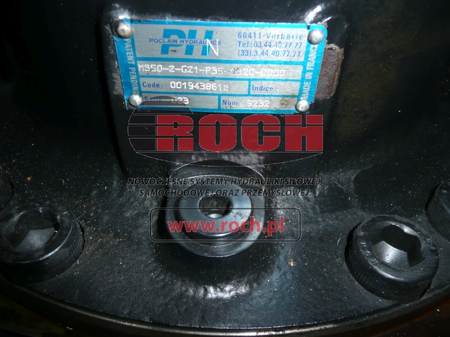 POCLAIN MS50-2-G21-P35-1320-0000 0019438619 9232 - Hidravlični motor za Vozilo za vleko letal: slika 2 POCLAIN MS50-2-G21-P35-1320-0000 0019438619 9232 - Hidravlični motor za Vozilo za vleko letal: slika 2