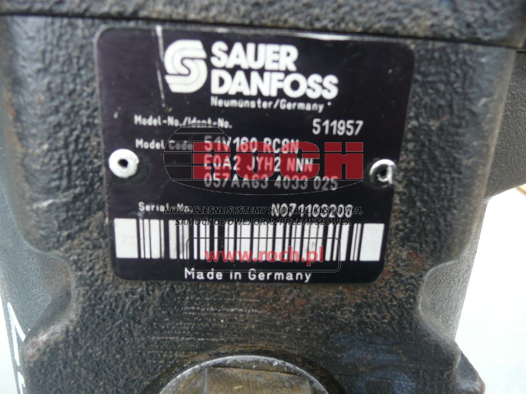 SAUER 51V160RC8N EQA2JYH2NNN 057AAG34033025 511957 - Hidravlični motor: slika 2 SAUER 51V160RC8N EQA2JYH2NNN 057AAG34033025 511957 - Hidravlični motor: slika 2
