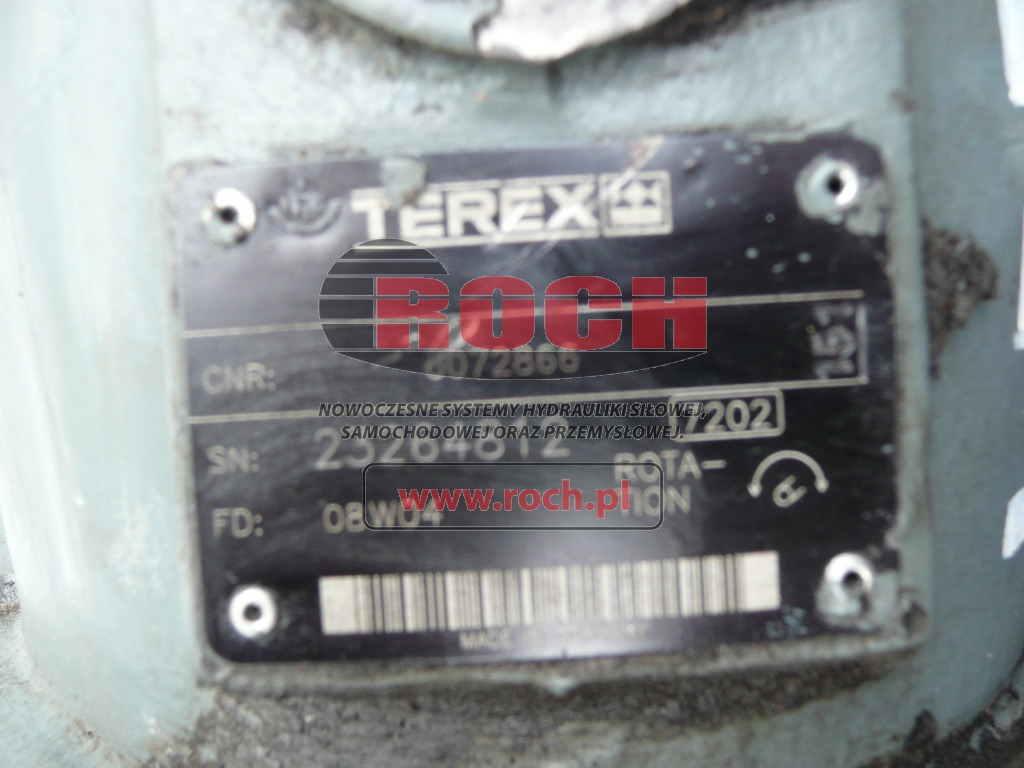 TEREX 6072866 - Hidravlični motor: slika 2 TEREX 6072866 - Hidravlični motor: slika 2