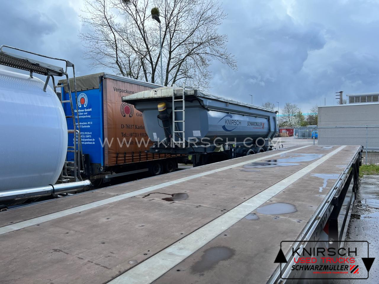 SCHWARZMUELLER Plateau Auflieger J-3A-125 - Polprikolica s kesonom: slika 4 SCHWARZMUELLER Plateau Auflieger J-3A-125 - Polprikolica s kesonom: slika 4