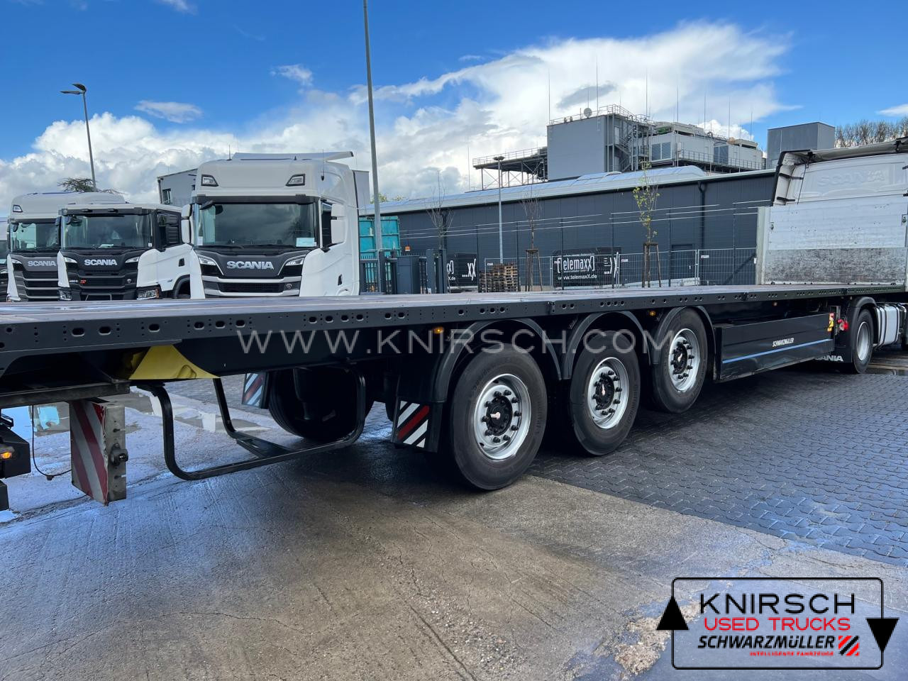 SCHWARZMUELLER Plateau Auflieger J-3A-125 - Polprikolica s kesonom: slika 3 SCHWARZMUELLER Plateau Auflieger J-3A-125 - Polprikolica s kesonom: slika 3