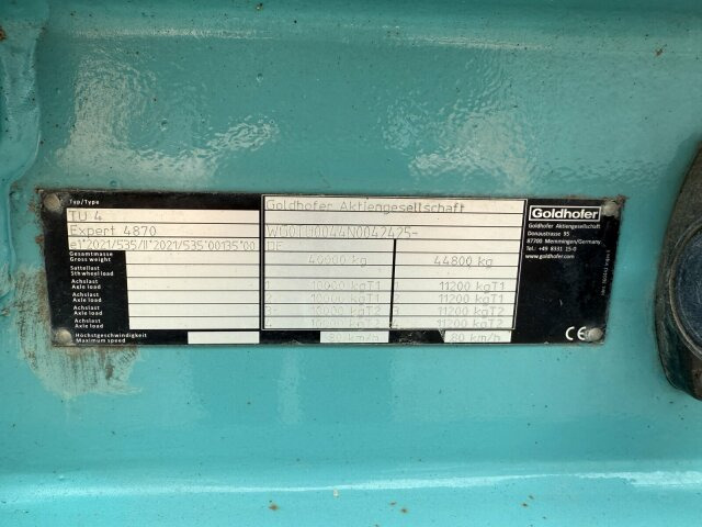 Goldhofer TU 4 EXPERT 4870 Tieflader Anhänger 44,8 T - Nizko noseča prikolica: slika 2 Goldhofer TU 4 EXPERT 4870 Tieflader Anhänger 44,8 T - Nizko noseča prikolica: slika 2