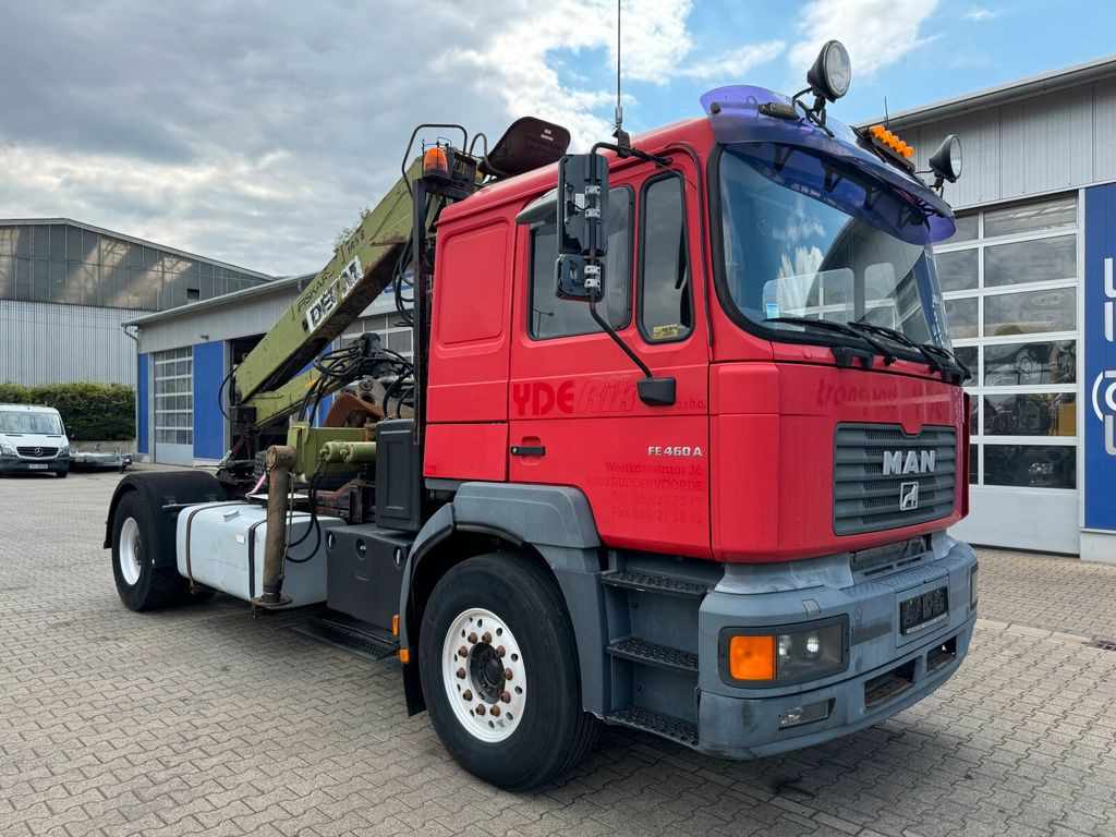Tovornjak z dvigalom MAN FE460 19.464 6x4 Langholz mit Kran F185S: slika 1