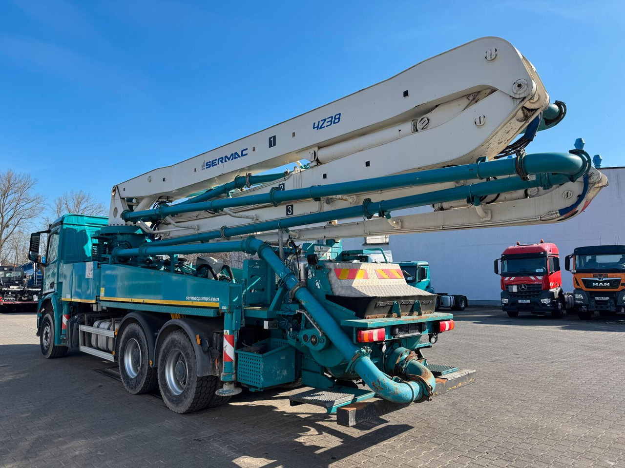 Mercedes-Benz AROCS 2836 6x4 Euro 6 Betonpumpe SERMAC 4Z38 - Črpalka za beton: slika 5 Mercedes-Benz AROCS 2836 6x4 Euro 6 Betonpumpe SERMAC 4Z38 - Črpalka za beton: slika 5