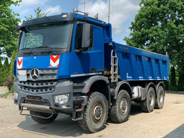 Tovornjak prekucnik Mercedes-Benz AROCS 4145 8x8 EURO6 Muldenkipper TOP!: slika 15