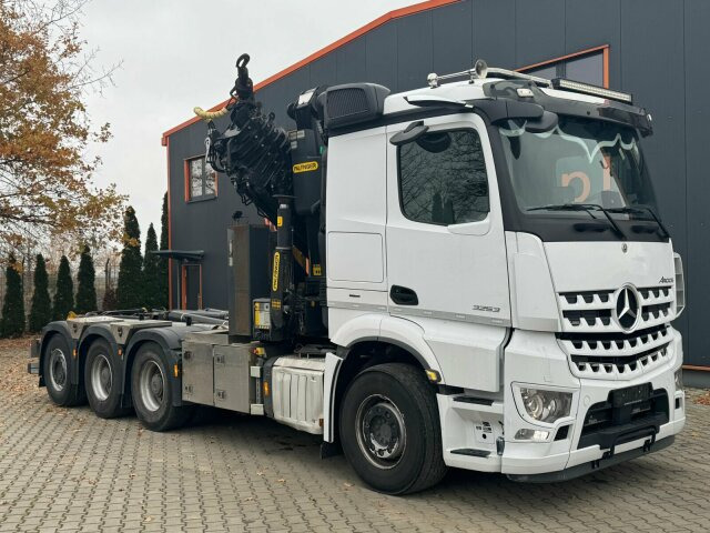 Mercedes-Benz Arocs 3253 8x4 Abrollkipper Kran Palfinger 37002 - Kotalni prekucni tovornjak, Tovornjak z dvigalom: slika 1 Mercedes-Benz Arocs 3253 8x4 Abrollkipper Kran Palfinger 37002 - Kotalni prekucni tovornjak, Tovornjak z dvigalom: slika 1