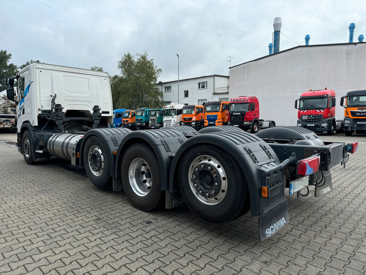 Tovornjak-šasija, Tovornjak z dvigalom Scania G 410 B8x2*6 NB LNG Fahrgestell Nebenantrieb: slika 7