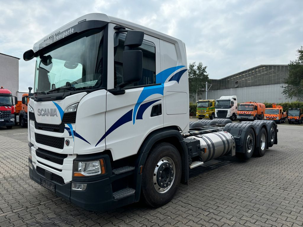 Scania G 410 B8x2*6 NB LNG Fahrgestell Nebenantrieb - Tovornjak-šasija, Tovornjak z dvigalom: slika 2 Scania G 410 B8x2*6 NB LNG Fahrgestell Nebenantrieb - Tovornjak-šasija, Tovornjak z dvigalom: slika 2
