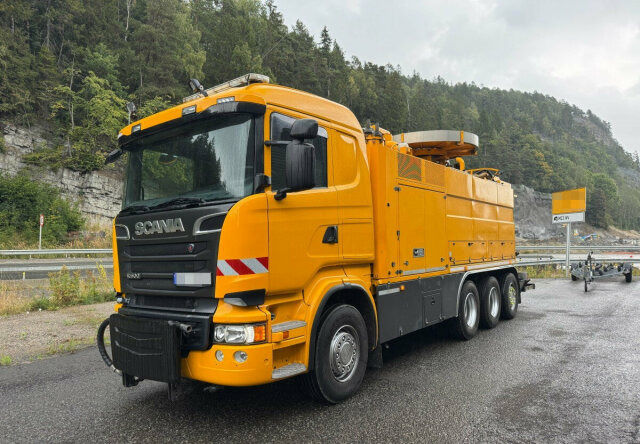 Scania R500 8x4 Kanalreiniger Kombi MÜLLER Canalmaster - Vakuumski tovornjak: slika 1 Scania R500 8x4 Kanalreiniger Kombi MÜLLER Canalmaster - Vakuumski tovornjak: slika 1