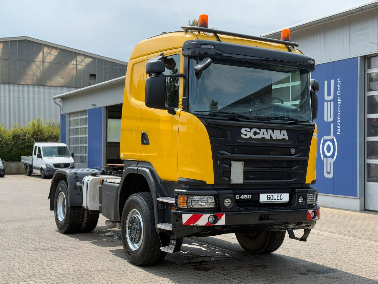 Scania G450 4x4 Euro 6 SZM Kipphydraulik Blatt/ Luft - Vlačilec: slika 1 Scania G450 4x4 Euro 6 SZM Kipphydraulik Blatt/ Luft - Vlačilec: slika 1