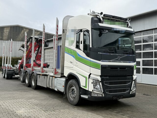 Volvo FH 510 8x4 Holztransporter Kran PENZ *Anhänger - Tovornjak za prevoz lesa, Tovornjak z dvigalom: slika 1 Volvo FH 510 8x4 Holztransporter Kran PENZ *Anhänger - Tovornjak za prevoz lesa, Tovornjak z dvigalom: slika 1