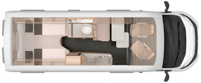 Knaus BoxLife Pro 630 FREEWAY 60 Years Abstandstempoma - Kombi avtodom: slika 2 Knaus BoxLife Pro 630 FREEWAY 60 Years Abstandstempoma - Kombi avtodom: slika 2