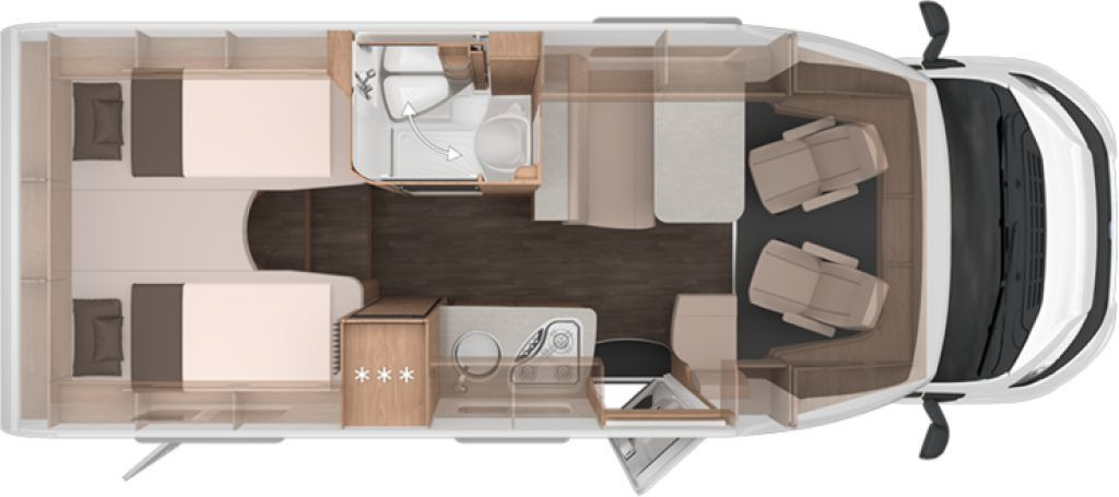 Knaus L!VE TI 650 MEG Platinum Selection Voll-LED -Fro - Polintegriran avtodom: slika 2 Knaus L!VE TI 650 MEG Platinum Selection Voll-LED -Fro - Polintegriran avtodom: slika 2