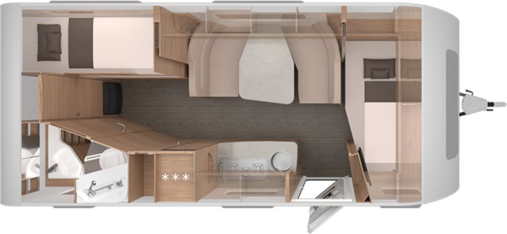 Knaus Südwind 580 QS 60 YEARS Kühlschrank 177l - Počitniška prikolica: slika 2 Knaus Südwind 580 QS 60 YEARS Kühlschrank 177l - Počitniška prikolica: slika 2