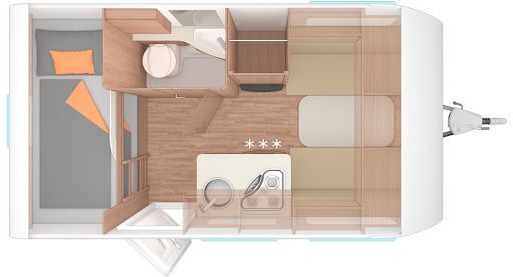 Weinsberg CaraOne 400 LK Auflastung 1200 kg - Počitniška prikolica: slika 2 Weinsberg CaraOne 400 LK Auflastung 1200 kg - Počitniška prikolica: slika 2