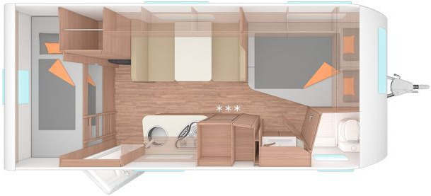 Weinsberg CaraOne 500 FDK Auflastung 1700 kg - Počitniška prikolica: slika 2 Weinsberg CaraOne 500 FDK Auflastung 1700 kg - Počitniška prikolica: slika 2