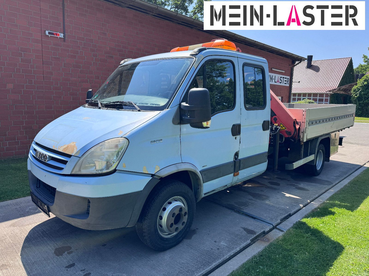 Iveco 65C180 3.0d Palfinger PK 6500 7 Sitzer NL 2300kg - Dostavno vozilo s kesonom, Dostavno vozilo z dvojno kabino: slika 2 Iveco 65C180 3.0d Palfinger PK 6500 7 Sitzer NL 2300kg - Dostavno vozilo s kesonom, Dostavno vozilo z dvojno kabino: slika 2