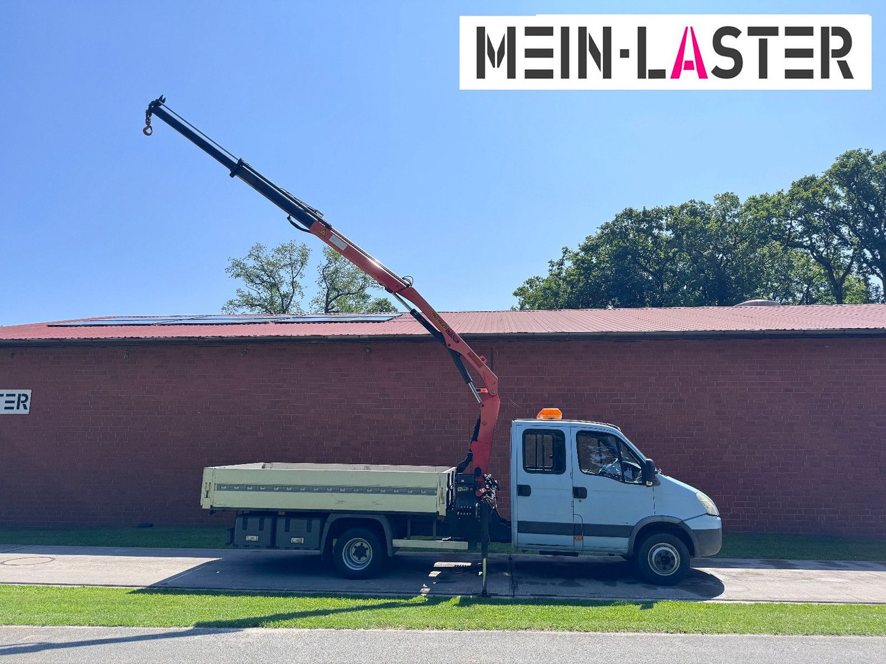 Iveco 65C180 3.0d Palfinger PK 6500 7 Sitzer - Dostavno vozilo s kesonom, Dostavno vozilo z dvojno kabino: slika 3 Iveco 65C180 3.0d Palfinger PK 6500 7 Sitzer - Dostavno vozilo s kesonom, Dostavno vozilo z dvojno kabino: slika 3