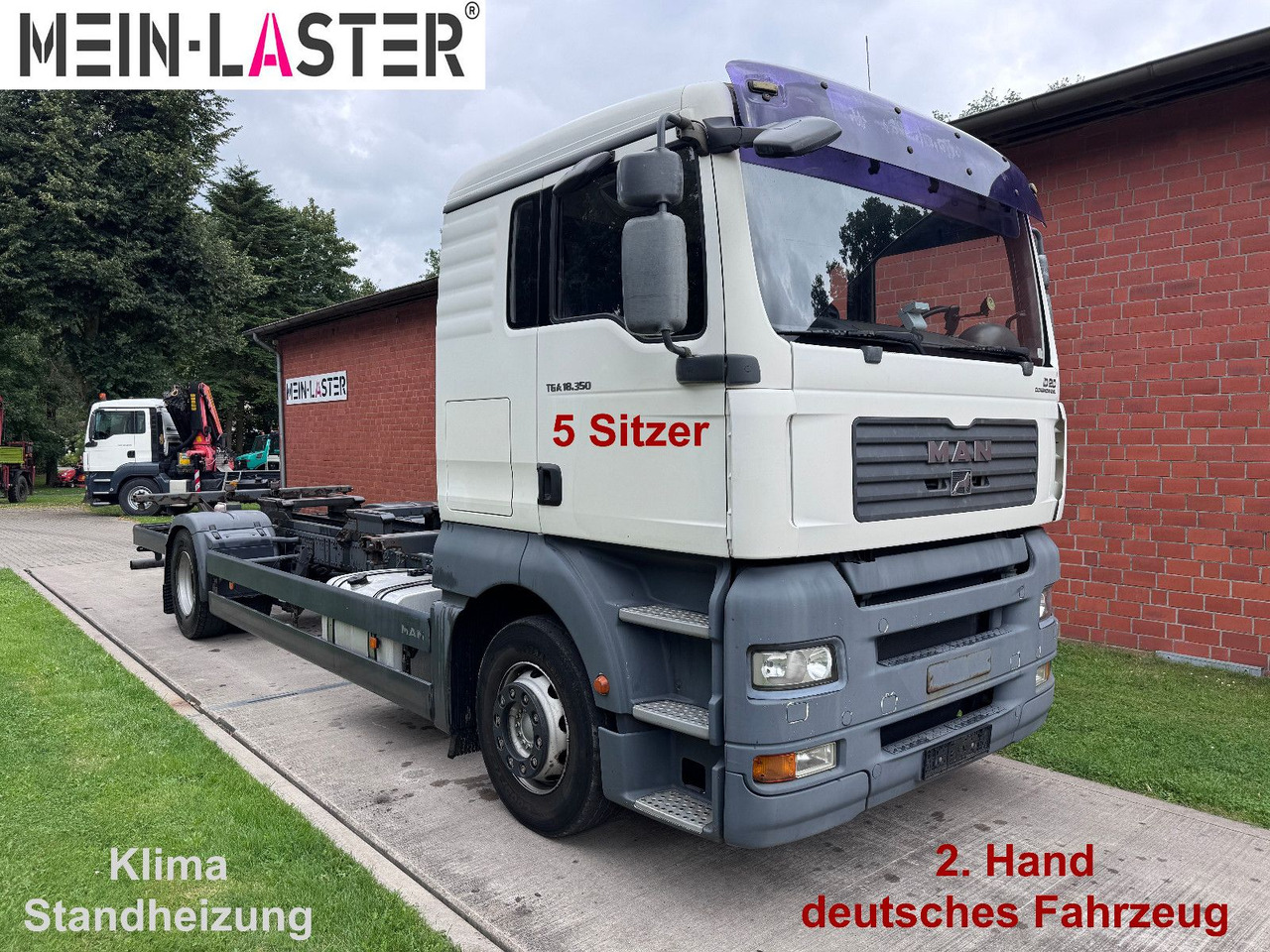 MAN TGA 18.350 BDF 5 Sitzer Klima 209.380 km - Kontejnerski tovornjak/ Tovornjak z zamenljivim tovoriščem: slika 1 MAN TGA 18.350 BDF 5 Sitzer Klima 209.380 km - Kontejnerski tovornjak/ Tovornjak z zamenljivim tovoriščem: slika 1