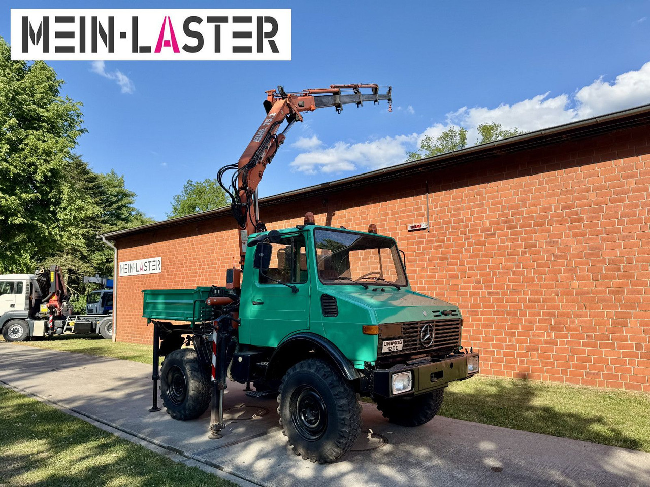 Unimog U 1200 Atlas 75.2 Kran 14 m Funk FB  *1. Hand lizing Unimog U 1200 Atlas 75.2 Kran 14 m Funk FB  *1. Hand: slika 14
