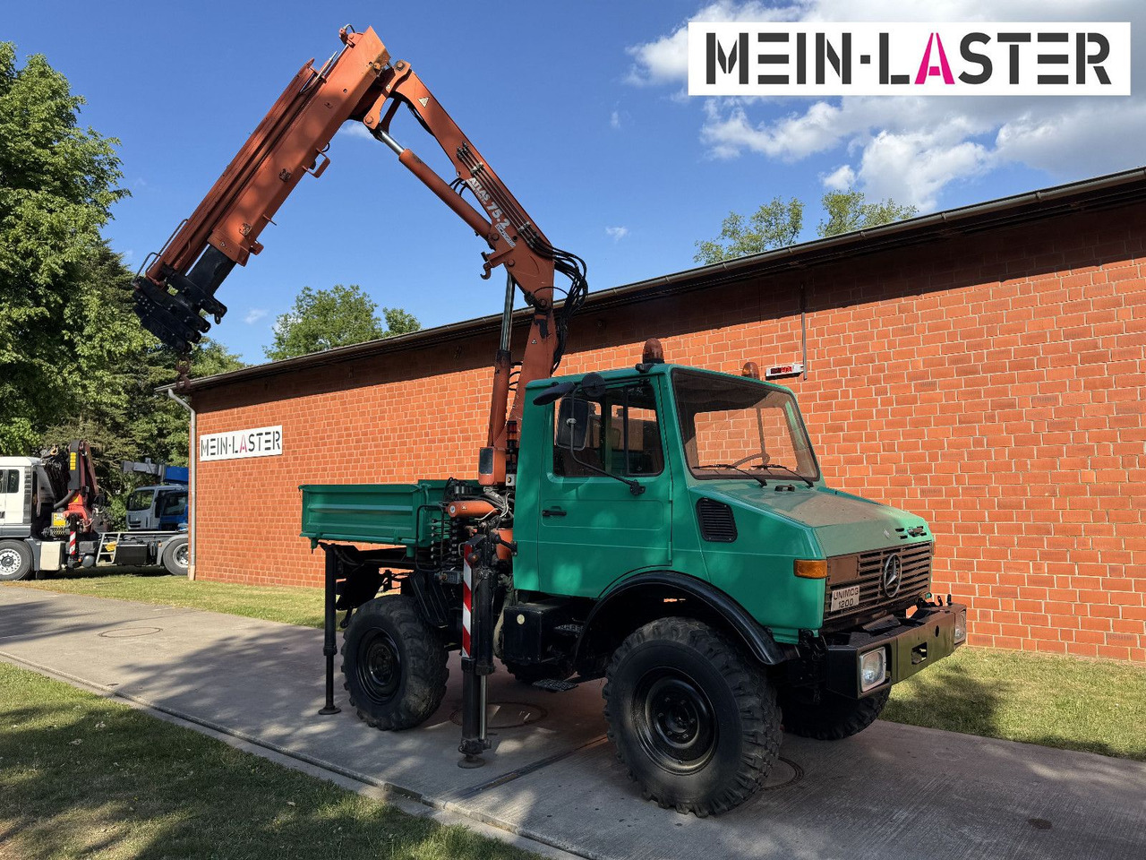 Unimog U 1200 Atlas 75.2 Kran 14 m Funk FB  *1. Hand lizing Unimog U 1200 Atlas 75.2 Kran 14 m Funk FB  *1. Hand: slika 12