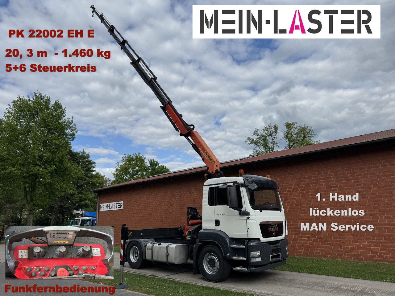 MAN TGS 18.400 PK 22002-E Kran 20 m- 5/6 Steuerk.-FB - Vlačilec: slika 1 MAN TGS 18.400 PK 22002-E Kran 20 m- 5/6 Steuerk.-FB - Vlačilec: slika 1
