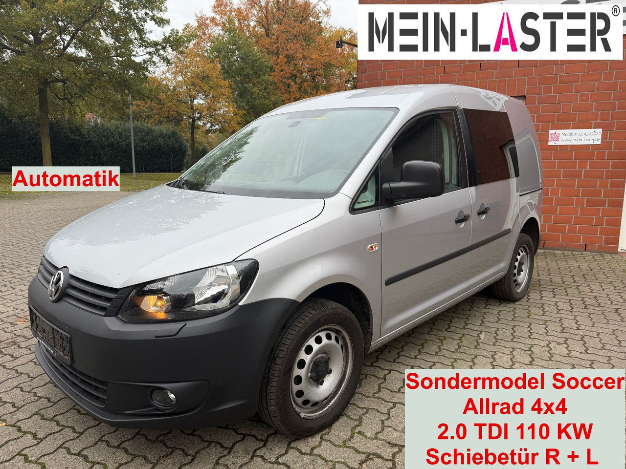 Volkswagen Caddy 2.0 TDI Kasten Soccer 4Motion Automatik - Furgon: slika 1 Volkswagen Caddy 2.0 TDI Kasten Soccer 4Motion Automatik - Furgon: slika 1