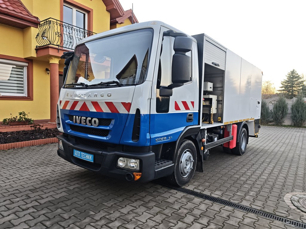 IVECO Eurocargo + IRIDE BIN WASHER CLEANER RHodέla Containerreiniger - Smetarski tovornjak: slika 1 IVECO Eurocargo + IRIDE BIN WASHER CLEANER RHodέla Containerreiniger - Smetarski tovornjak: slika 1