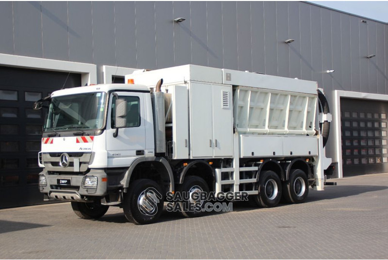 Mercedes-Benz Actros 4141 RSP 2014 Saugbagger 8x8 - Vakuumski tovornjak: slika 1 Mercedes-Benz Actros 4141 RSP 2014 Saugbagger 8x8 - Vakuumski tovornjak: slika 1