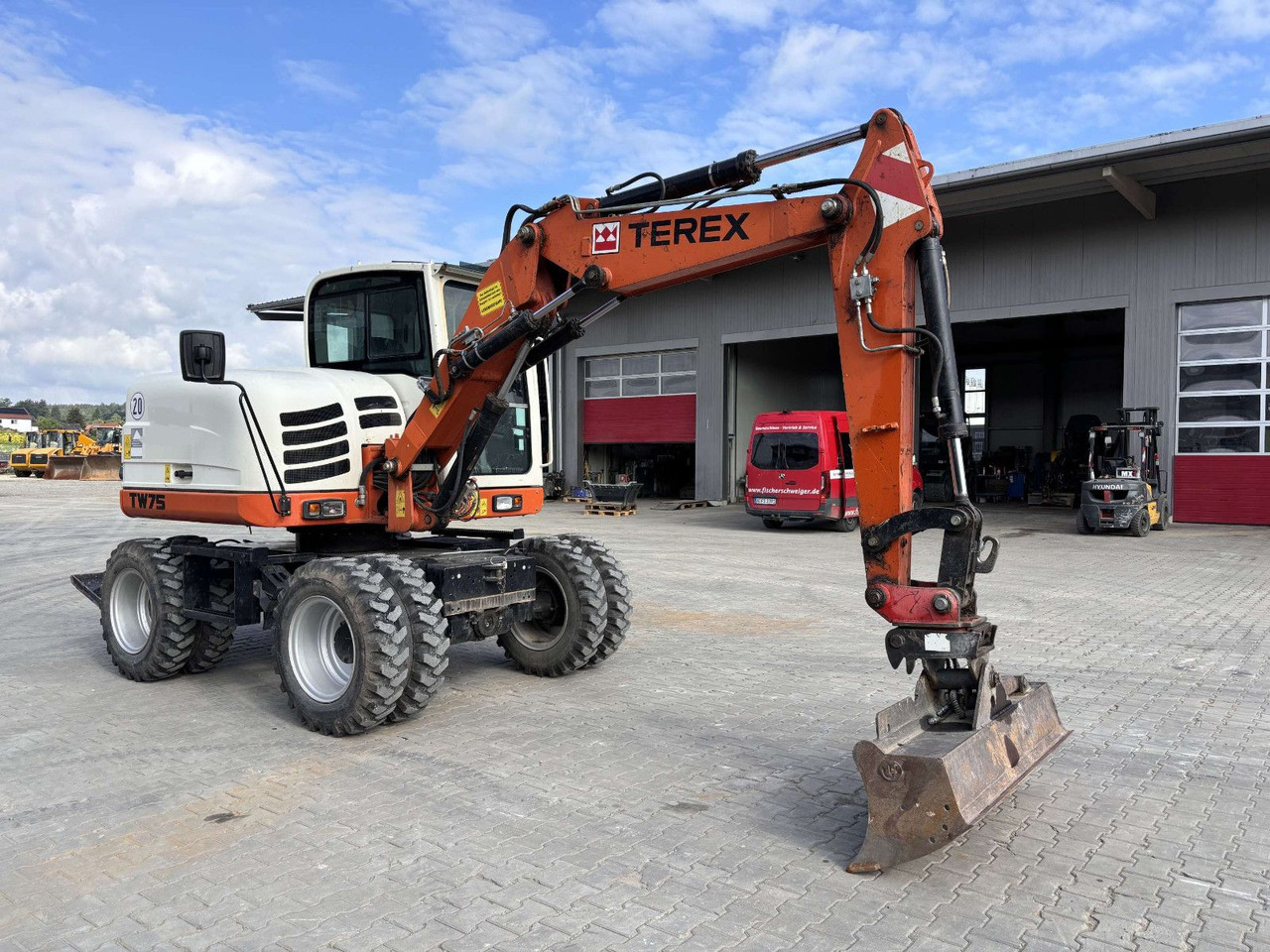 Terex TW 75 - Bager na kolesih: slika 2 Terex TW 75 - Bager na kolesih: slika 2