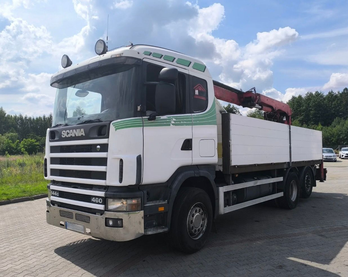 SCANIA 144.460 - Tovornjak s kesonom, Tovornjak z dvigalom: slika 3 SCANIA 144.460 - Tovornjak s kesonom, Tovornjak z dvigalom: slika 3