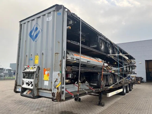 Krone multiple 2014 & 2015 XL P400 mega huckepack curtain sided trailer stacks - Polprikolica zabojnik: slika 4 Krone multiple 2014 & 2015 XL P400 mega huckepack curtain sided trailer stacks - Polprikolica zabojnik: slika 4