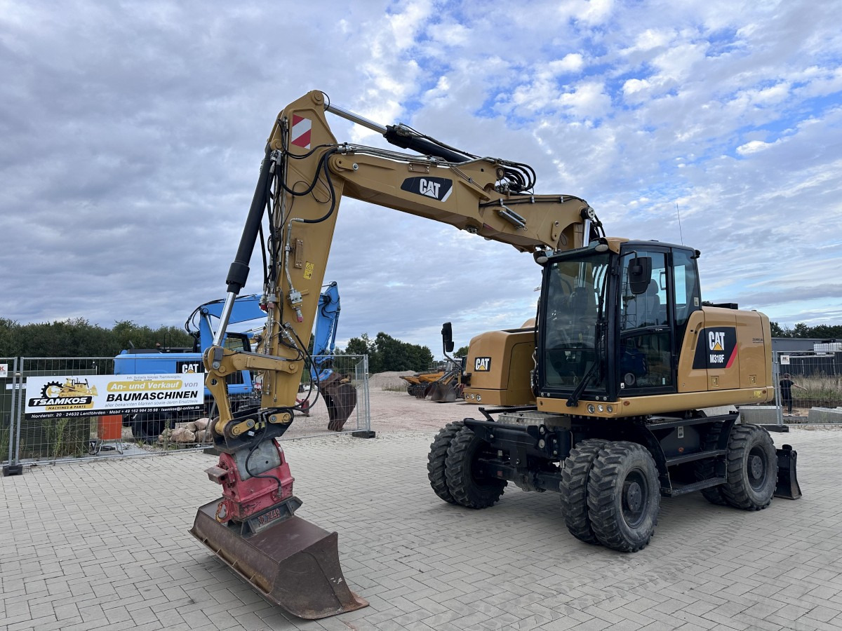 CATERPILLAR M 318 F Offset boom Deutsche Maschine Top ! - Bager na kolesih: slika 3 CATERPILLAR M 318 F Offset boom Deutsche Maschine Top ! - Bager na kolesih: slika 3
