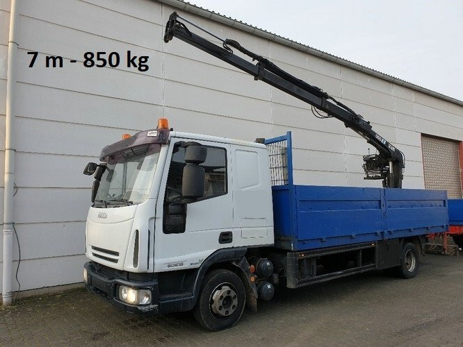 Iveco EuroCargo 80E 18 4x2 Euro Cargo ML 80 E 18, Hiab Kran 060-2 - Tovornjak z dvigalom, Tovornjak s kesonom: slika 1 Iveco EuroCargo 80E 18 4x2 Euro Cargo ML 80 E 18, Hiab Kran 060-2 - Tovornjak z dvigalom, Tovornjak s kesonom: slika 1
