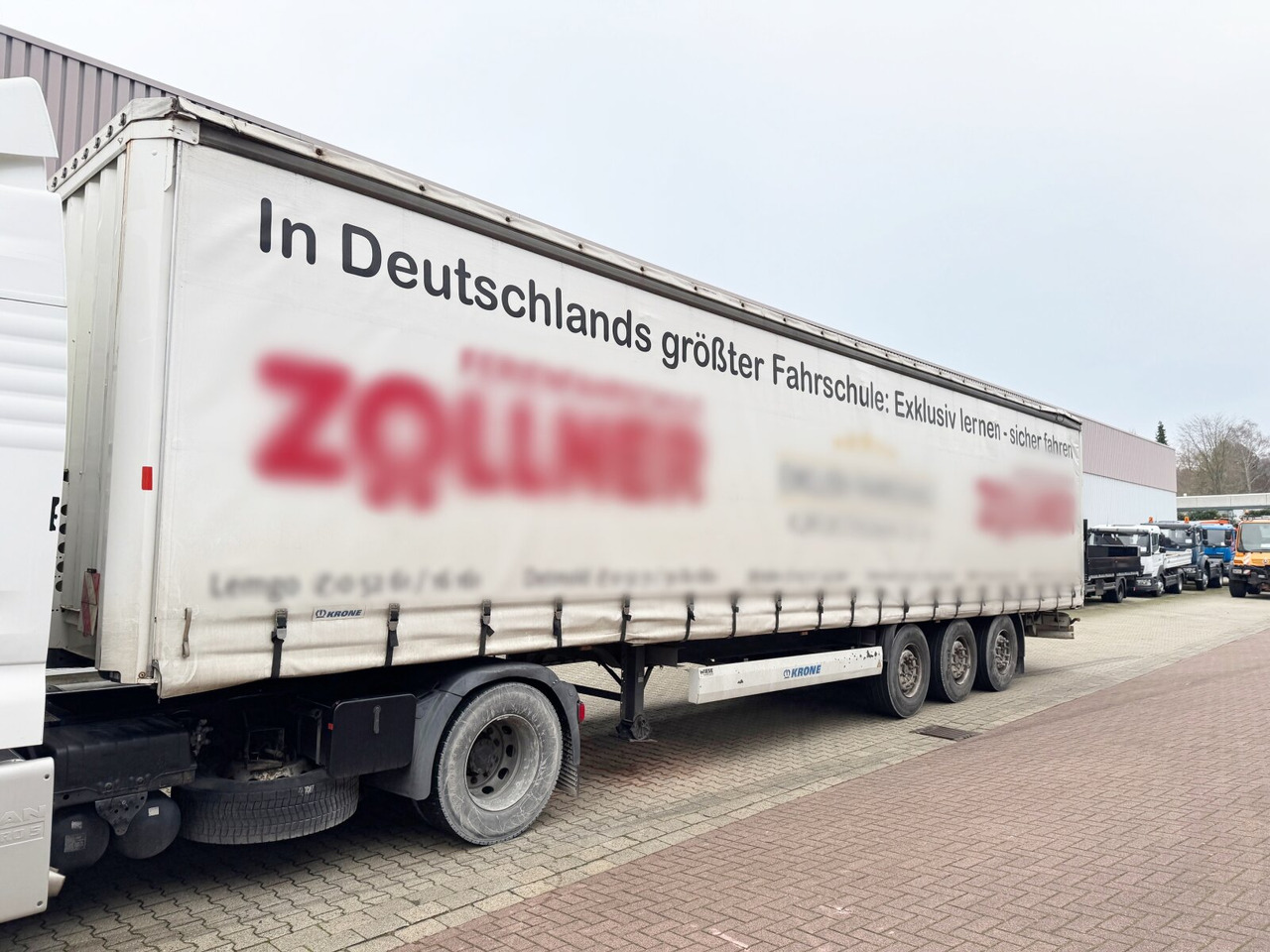 Krone SDP 27 SDP 27 , Edscha-Verdeck, Ex-Fahrschule - Polprikolica s kesonom: slika 1 Krone SDP 27 SDP 27 , Edscha-Verdeck, Ex-Fahrschule - Polprikolica s kesonom: slika 1