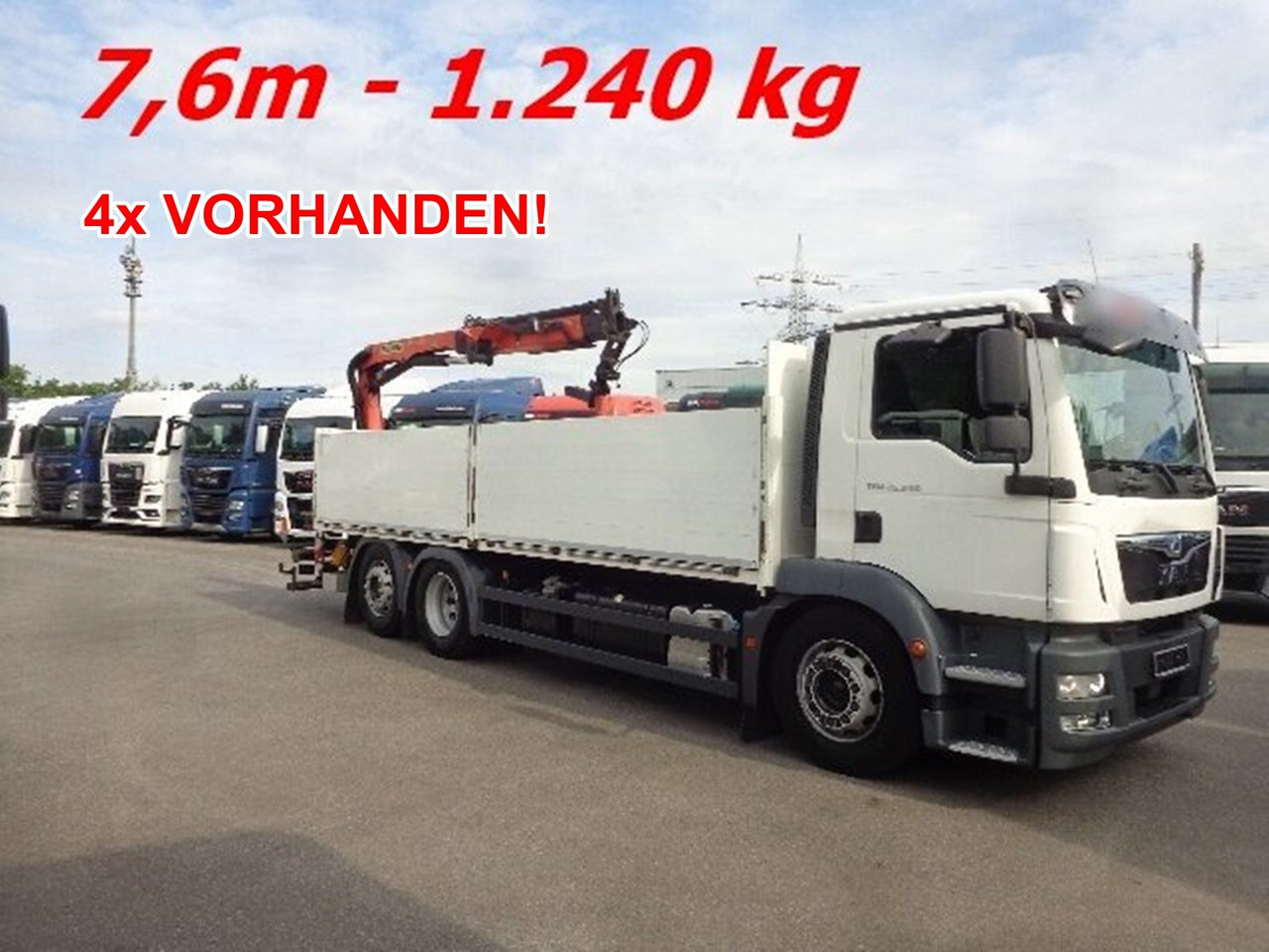MAN TGM 26.340 6x2-4 LL TGM 26.340 6x2-4 LL,Lenk-Liftachse, Heckkran, Palfinger PK 11.001, faltbar, - Tovornjak z dvigalom, Tovornjak s kesonom: slika 1 MAN TGM 26.340 6x2-4 LL TGM 26.340 6x2-4 LL,Lenk-Liftachse, Heckkran, Palfinger PK 11.001, faltbar, - Tovornjak z dvigalom, Tovornjak s kesonom: slika 1