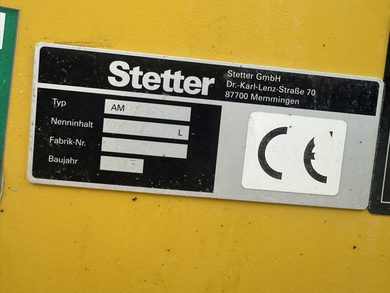 MAN TGS 32.400 8X4 BB TGS 32.400 8x4 BB, Stetter ca. 9m³ - Avtomešalec: slika 5 MAN TGS 32.400 8X4 BB TGS 32.400 8x4 BB, Stetter ca. 9m³ - Avtomešalec: slika 5