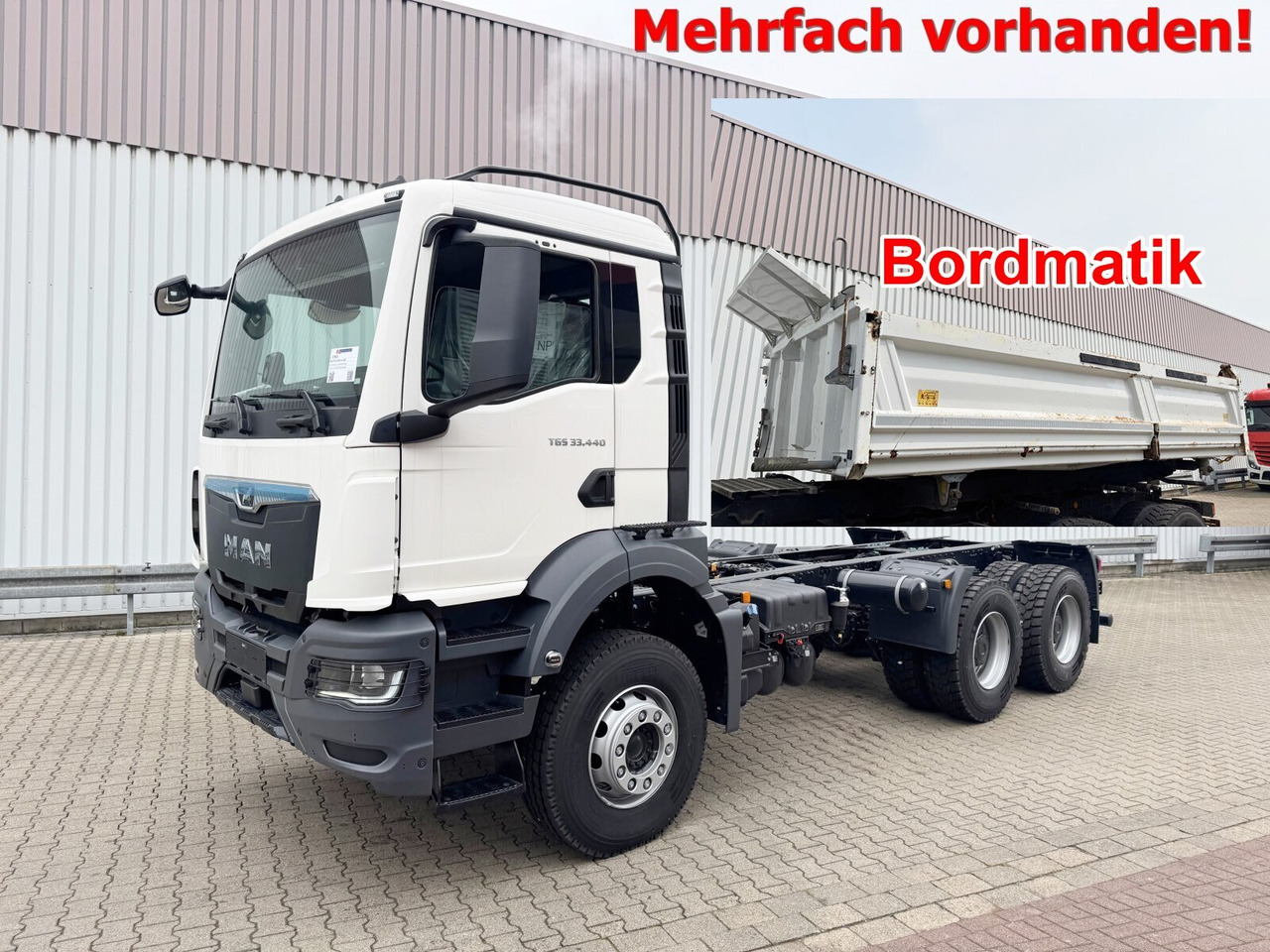 MAN TGS 33.440 6x4 BB TGS 33.440 6x4 BB, Bordmatik, mehrfach vorhanden! - Tovornjak prekucnik: slika 1 MAN TGS 33.440 6x4 BB TGS 33.440 6x4 BB, Bordmatik, mehrfach vorhanden! - Tovornjak prekucnik: slika 1