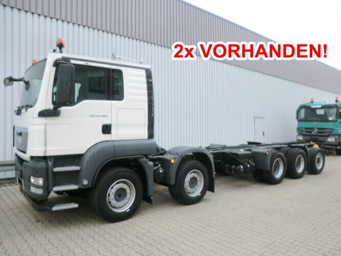 MAN TGS 50.480BB 10x4 TGS 50.480 BB 10x4, 2x VORHANDEN! - Tovornjak-šasija: slika 1 MAN TGS 50.480BB 10x4 TGS 50.480 BB 10x4, 2x VORHANDEN! - Tovornjak-šasija: slika 1