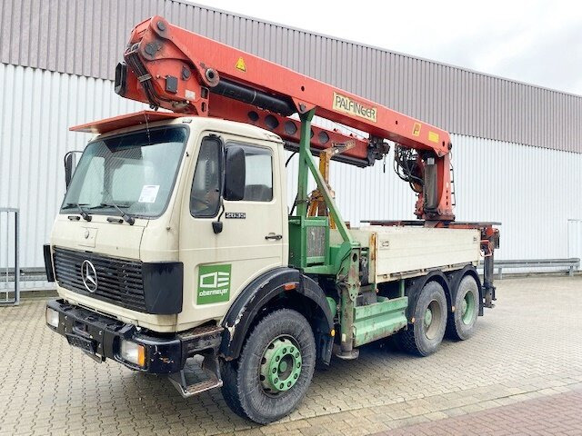 Tovornjak z dvigalom, Tovornjak s kesonom Mercedes-Benz 2635 6x4 2635 6x4, V8, Heckkran Palfinger PK 28000, Funk, 28,5m-280kg: slika 8